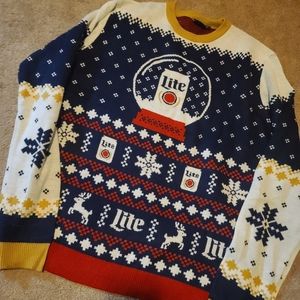 Miller Lite Ugly Sweater